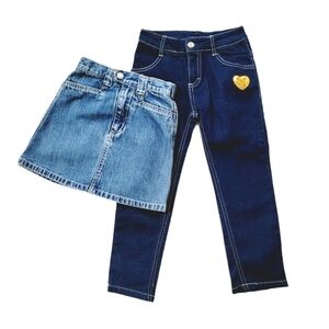 THE Children's Place Denim Skirt and Jeans